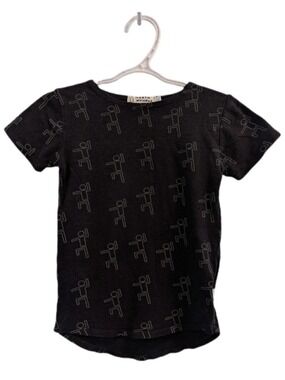 North Kinder Long-Style Bamboo Stick Person Tee 2T